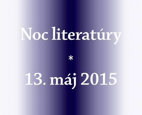 Noc literatúry 2015