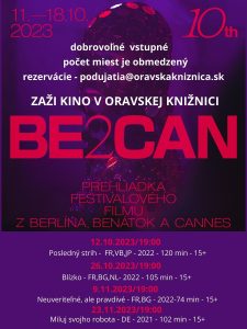 Výberová prehliadka festivalových filmov Be2Can