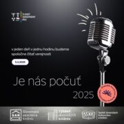 Je nás počuť 2025