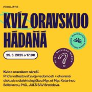 Kvíz: Oravskuo hádaňá