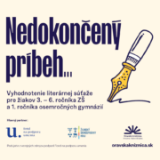 Slávnostné vyhodnotenie literárnej súťaže Nedokončený príbeh