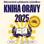 Slávnostné vyhlásenie výsledkov Kniha Oravy 2025