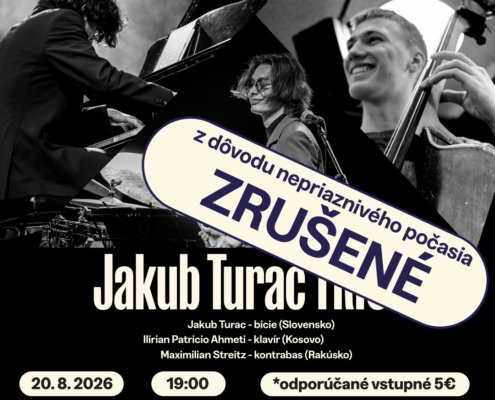 Koncert zrušený: Jakub Turac Trio