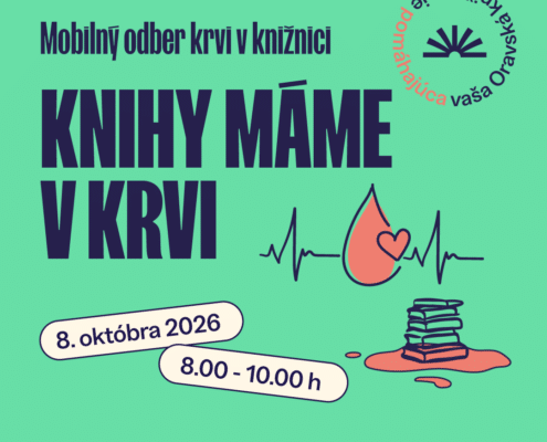 Mobilný odber krvi v knižnici